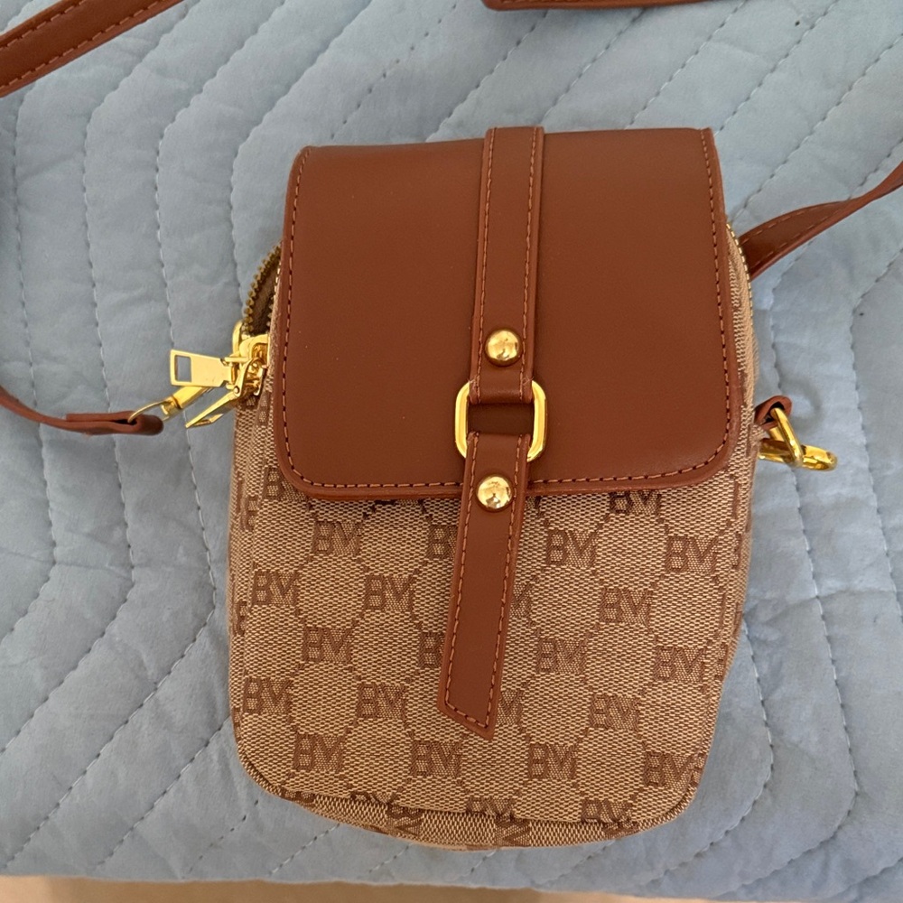 Brown Monogram Crossbody Bag
